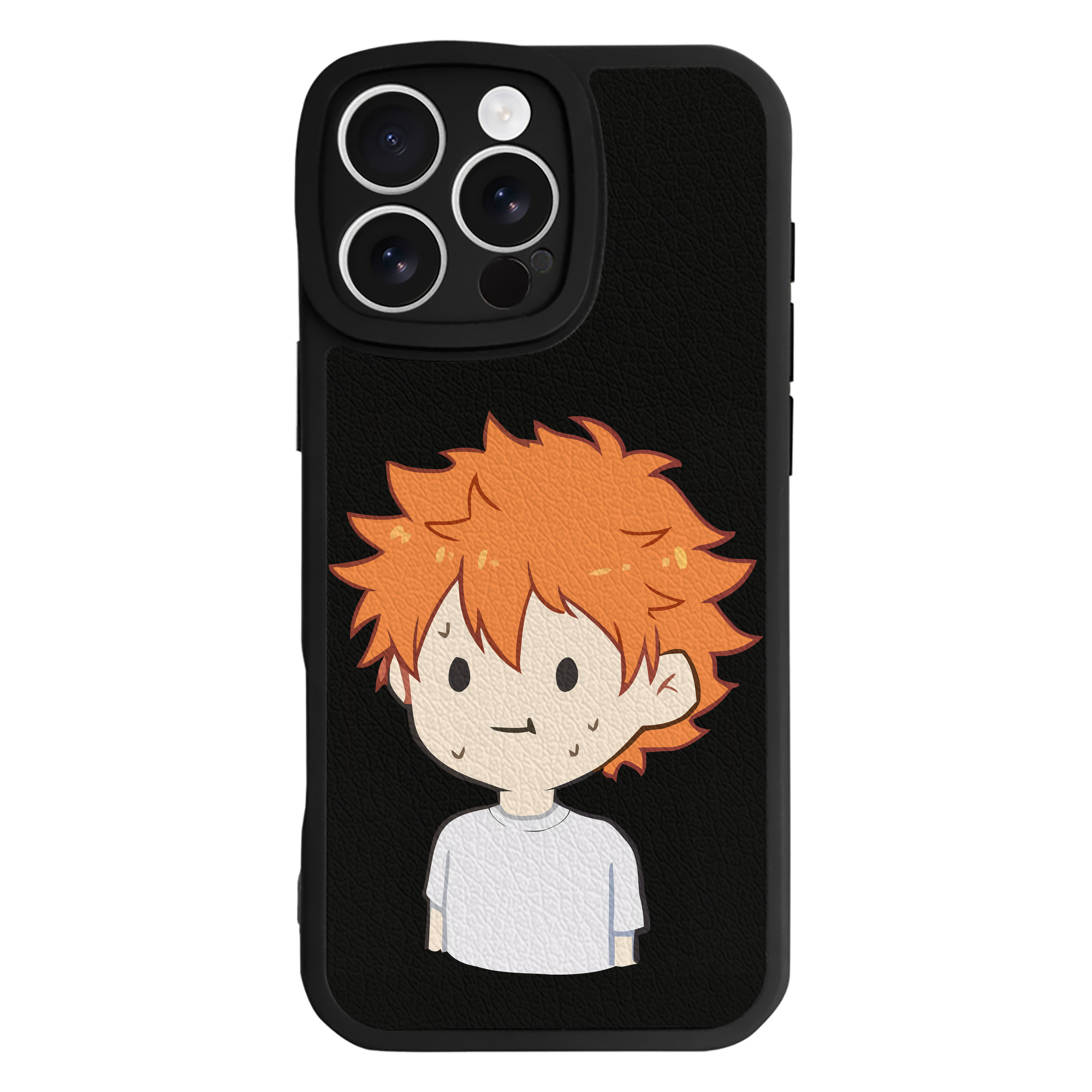 （画像用） ハイキュー!! Haikyu!! 【iPhone 16シリーズ対応】シリコンスマホケース（レザー調） 材質：シリコン